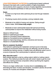 Lean Performance Lifestyle Bundle